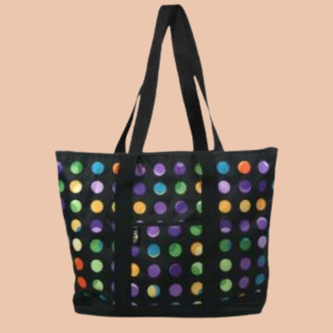 Black Polka Dot Bag
